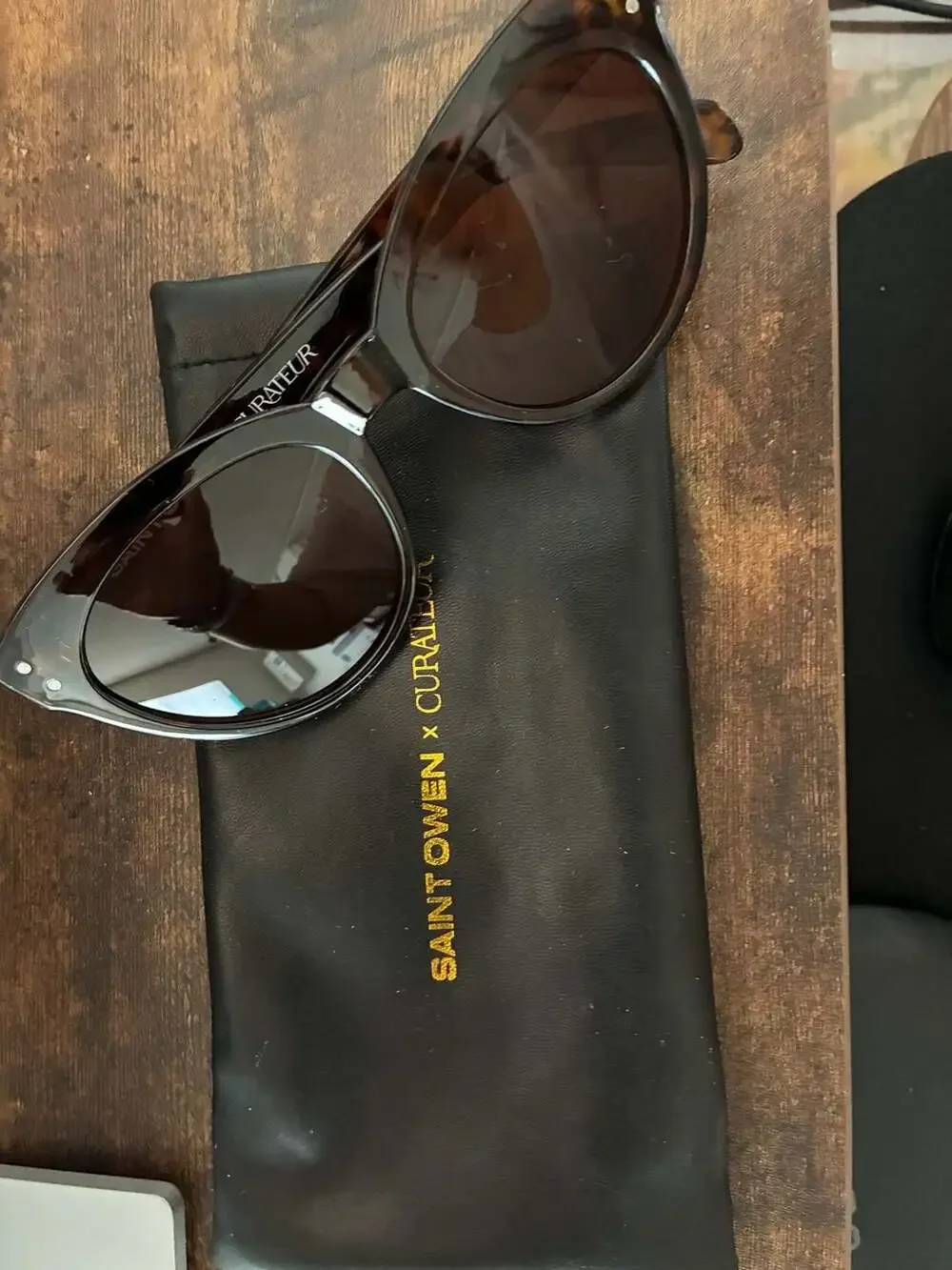 Saint Owen x Curateur WYLDE Tortoise Shell Cat Eye Sunglasses-NWT